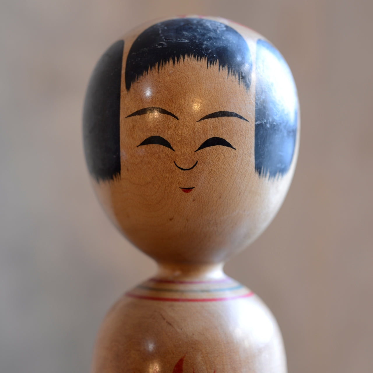 Traditional Japanese Folk Art Kokeshi Doll - 6