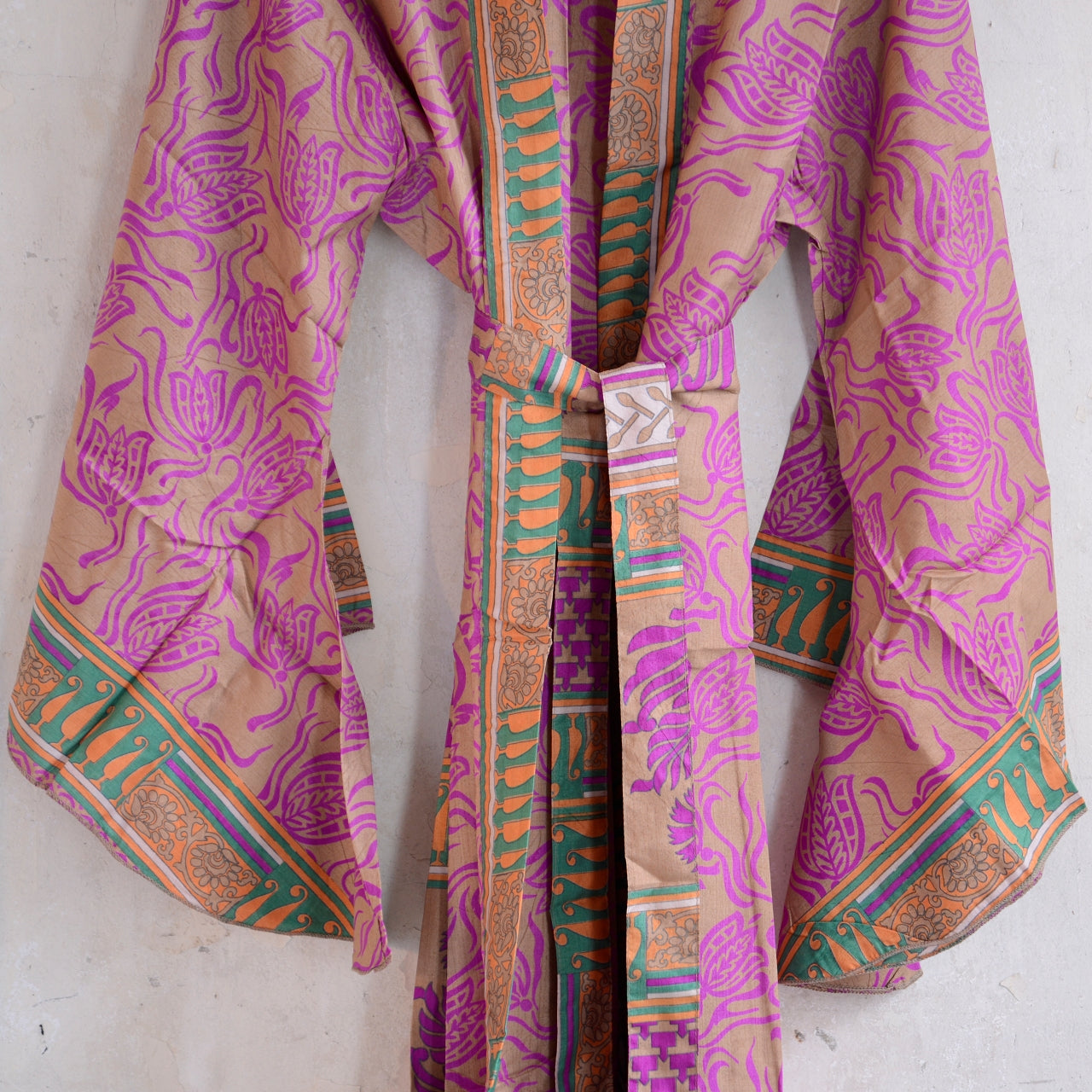 Vintage Silk Batwing Kimono - MM