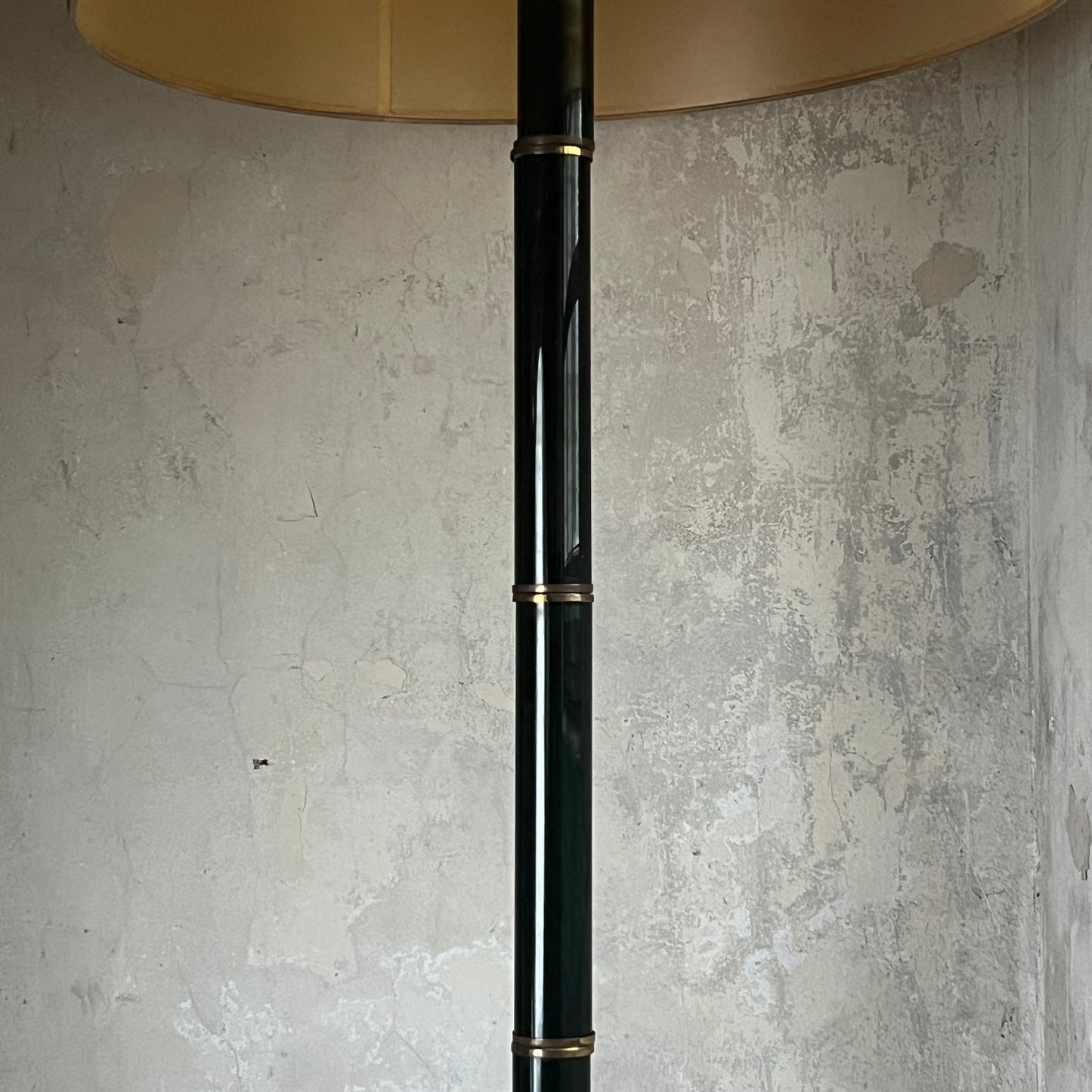 1950’s Italian Malachite & Brass Standard Lamp