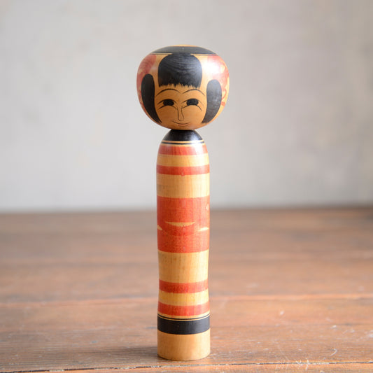 Traditional Japanese Folk Art Kokeshi Doll