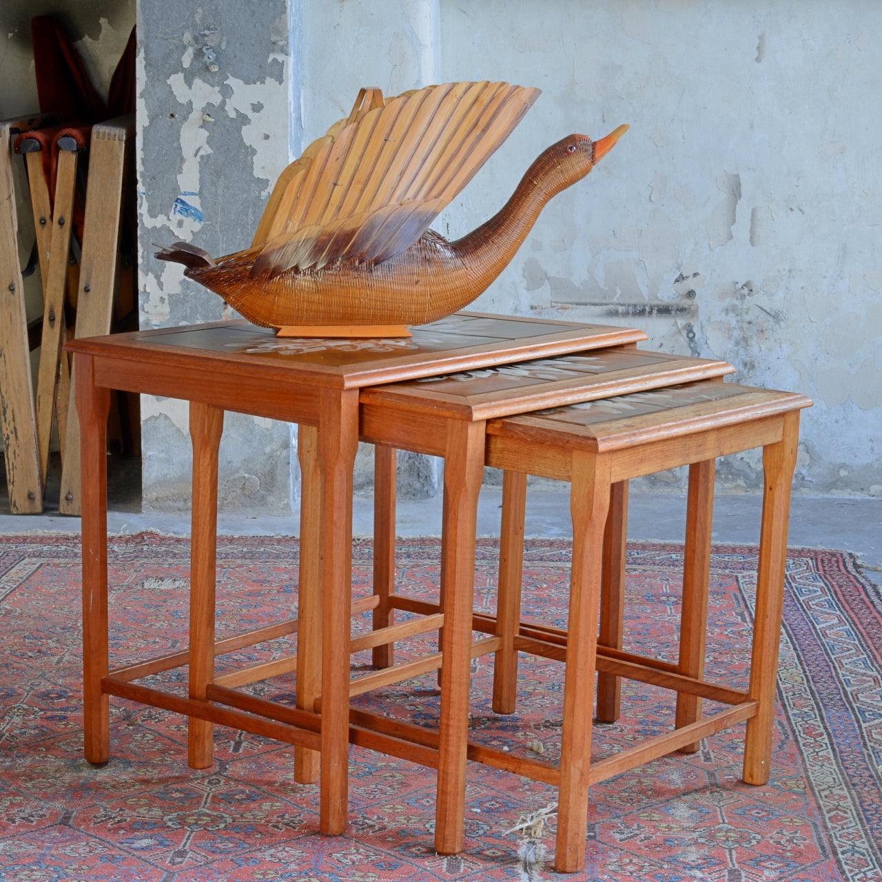 1960's Danish Nesting Tables by Mobelfabrikken Toften