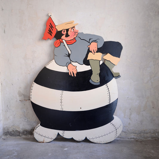 Seaside Sideshow Fairground Painted Board - Lifebuoy