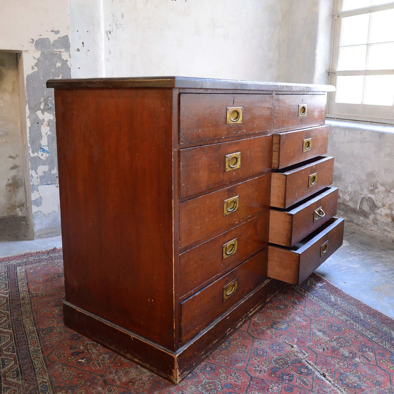 Haberdashery type Bank of Drawers