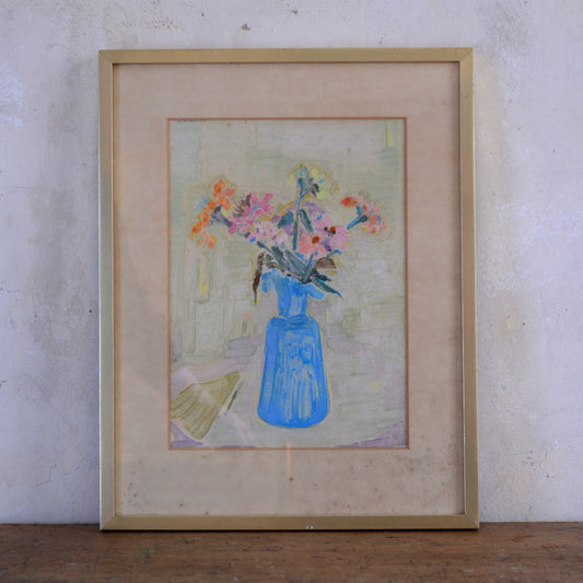 Floral Fantasy Monotype Nelly Zanda Still Life