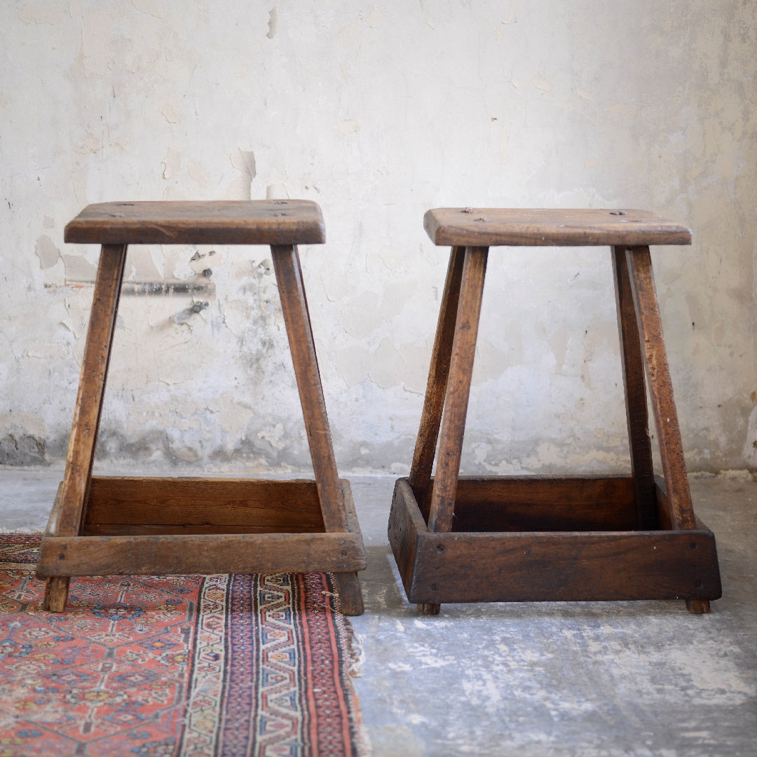 Antique Cutlers or Jewellers Work Stool - A