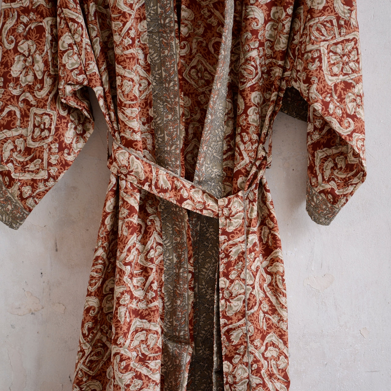 Long Vintage Silk Kimono