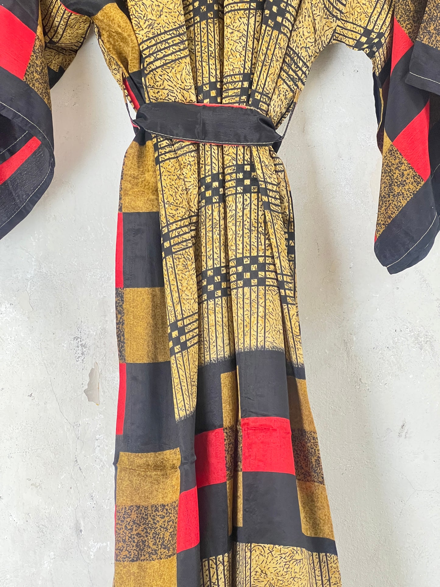 Long Vintage Silk Kimono