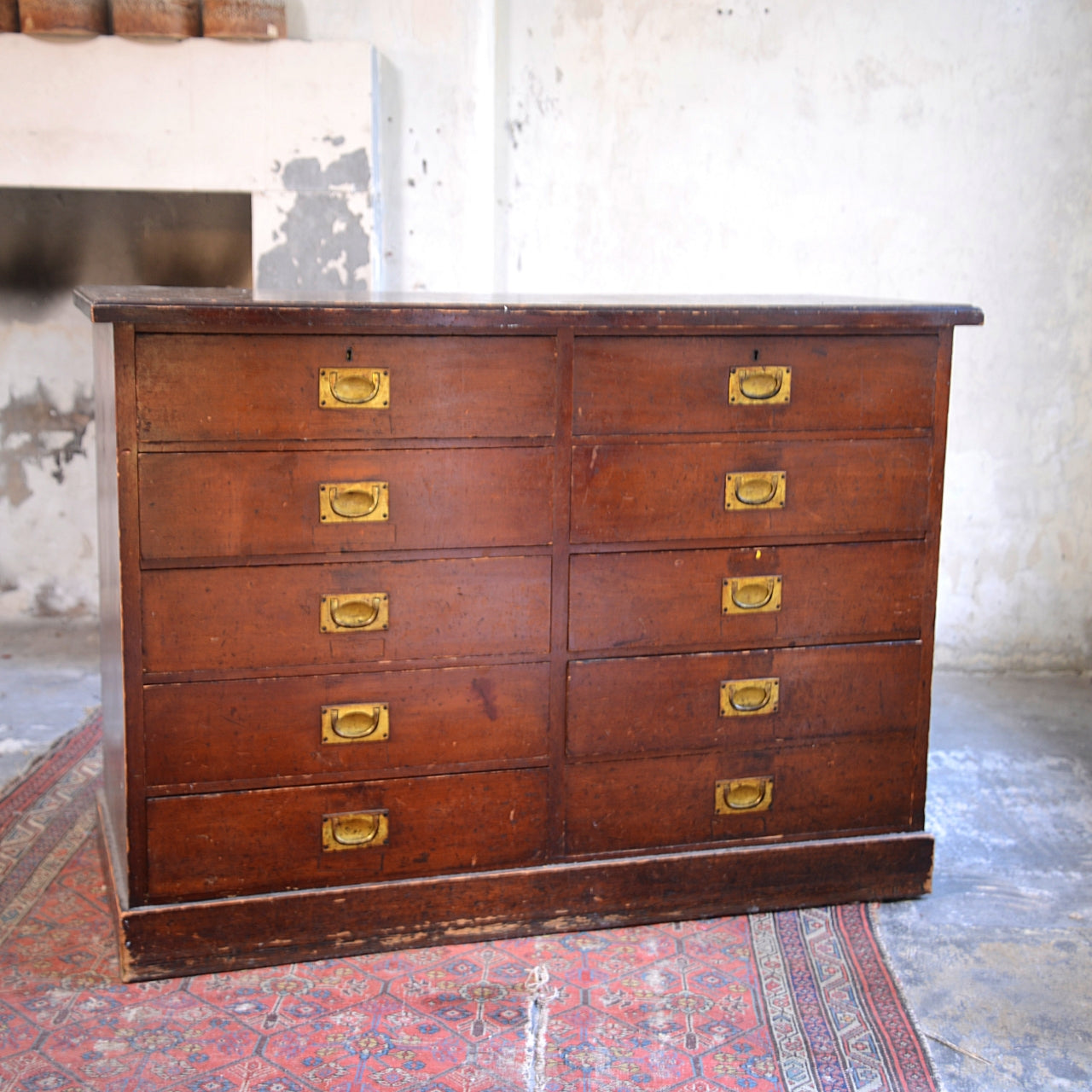 Haberdashery type Bank of Drawers