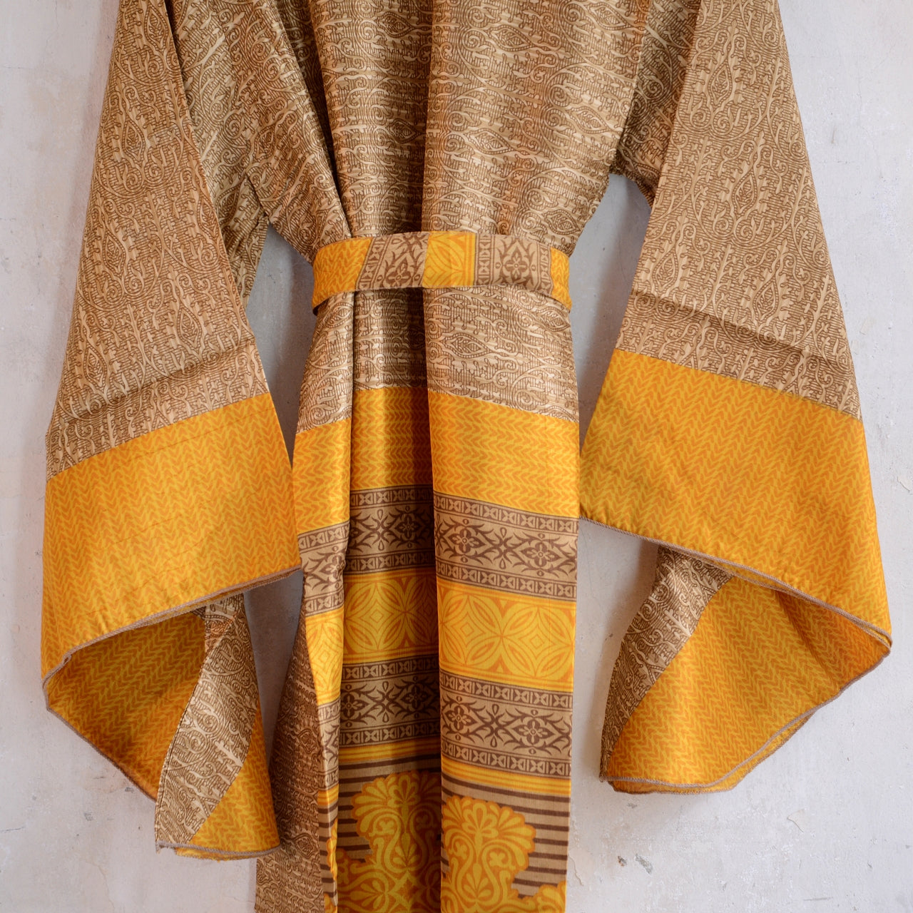 Vintage Silk Batwing Kimono - PP