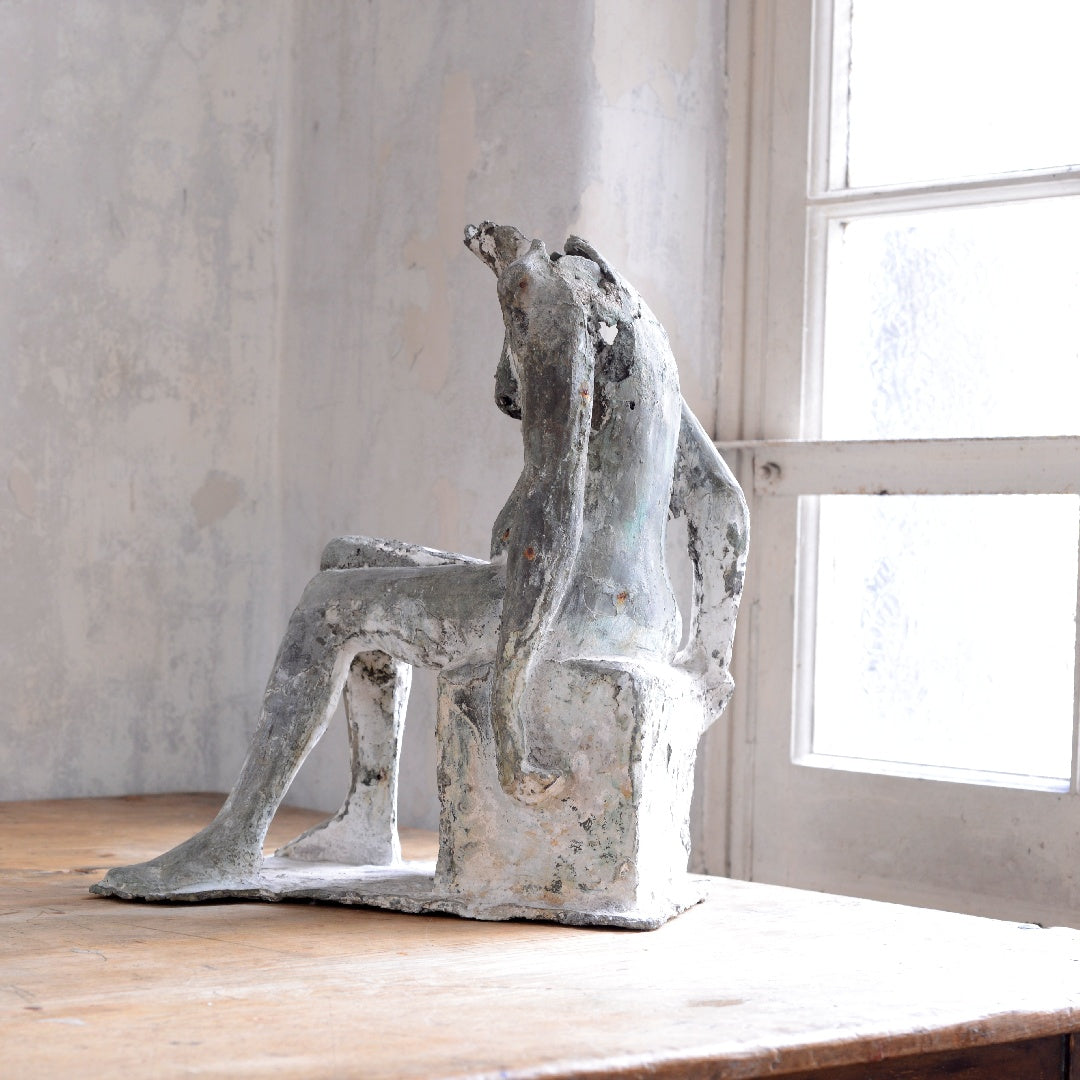 Seated Nude Sculpture