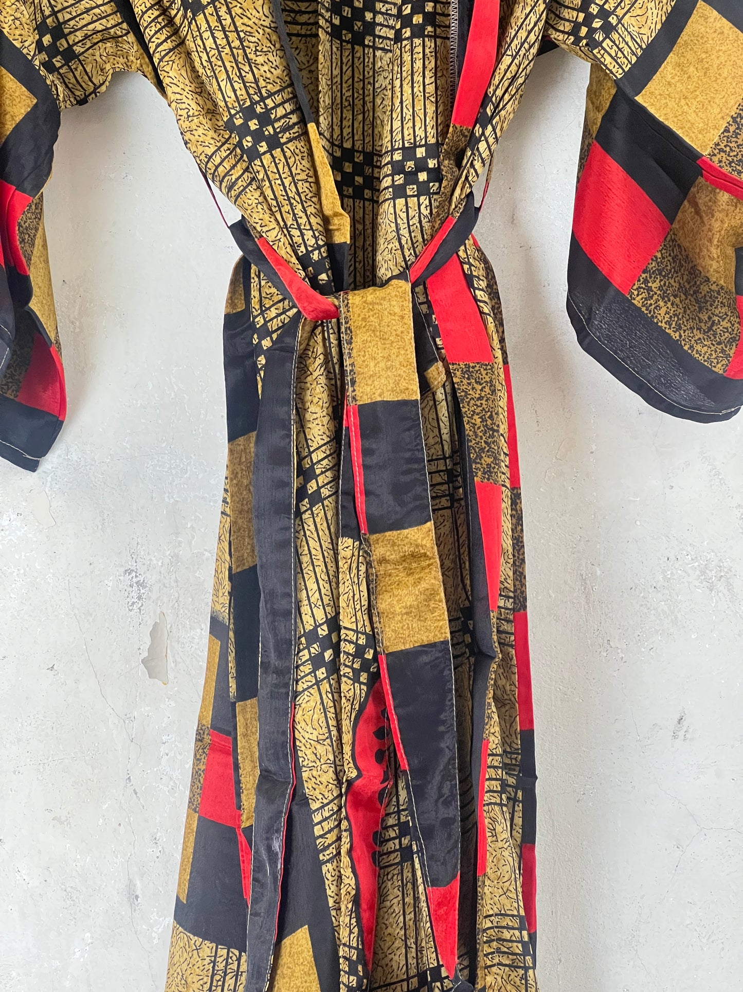 Long Vintage Silk Kimono