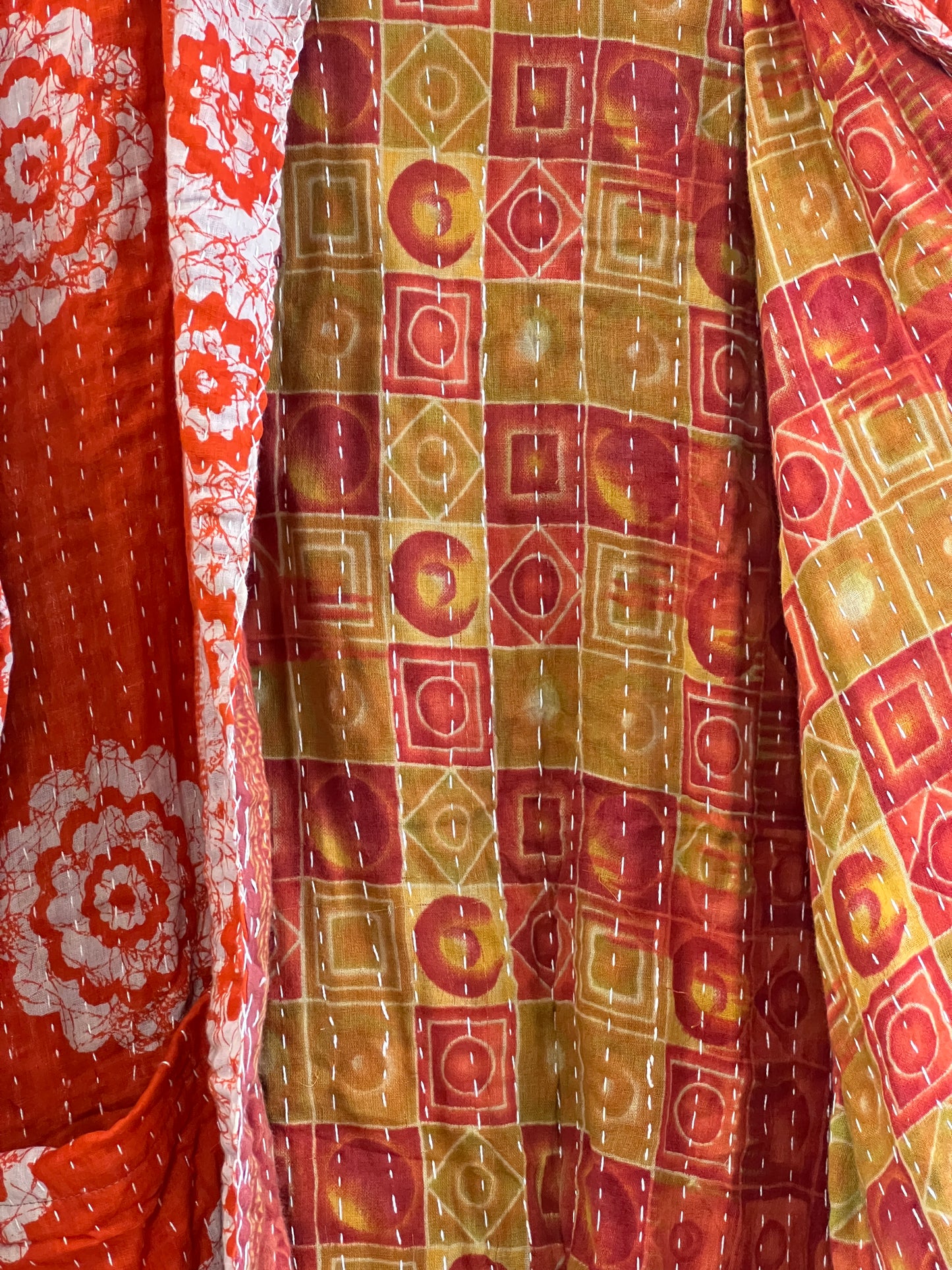 Vintage Cotton Kantha Reversible Jacket ~ No 21