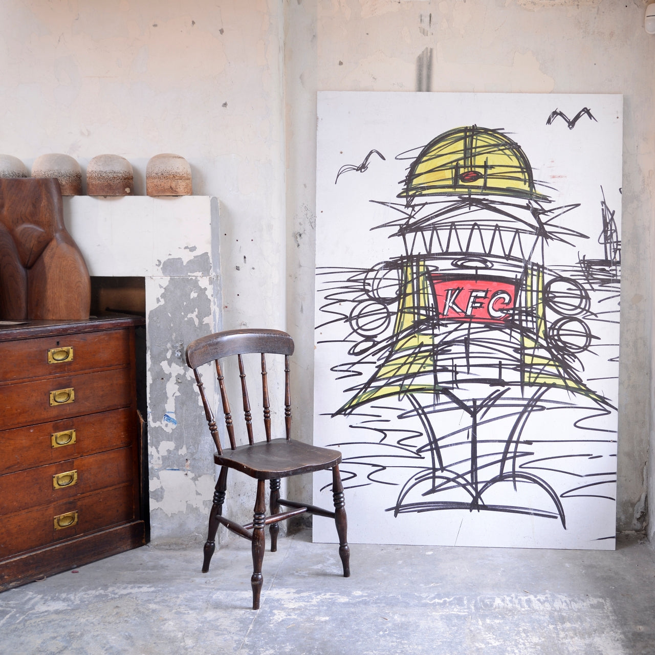 Nathan Bowen Street Art Board | Yellow Demon Architect