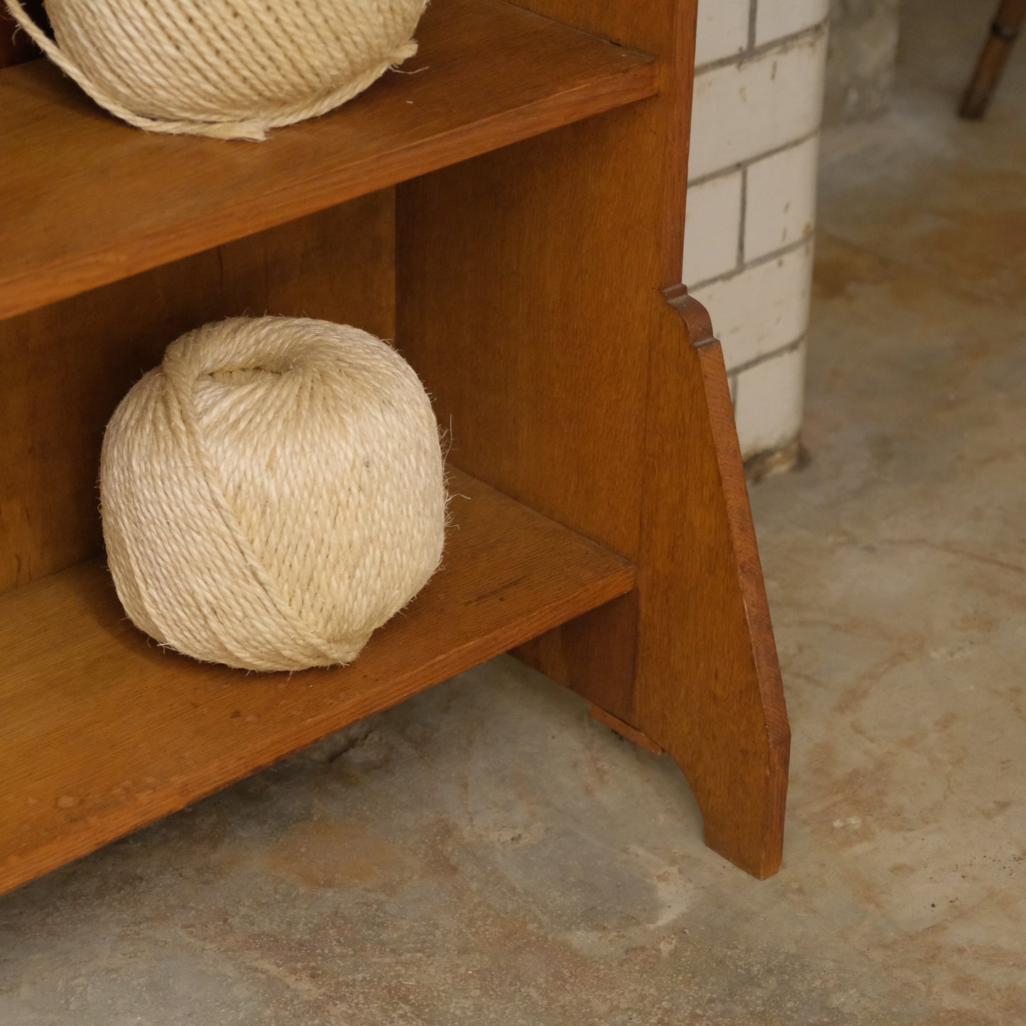 Oak Bureau Bookshelves