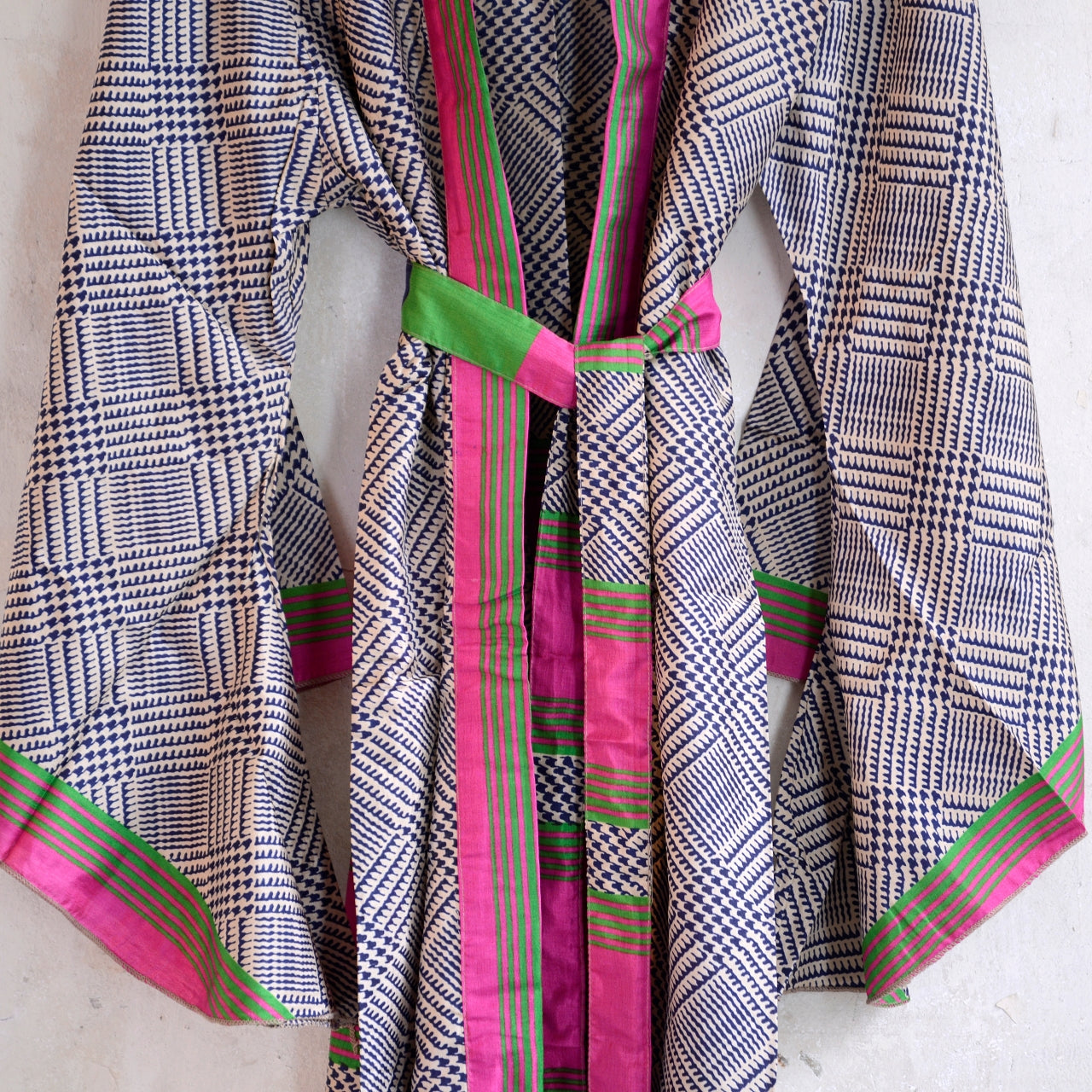 Vintage Silk Batwing Kimono - II