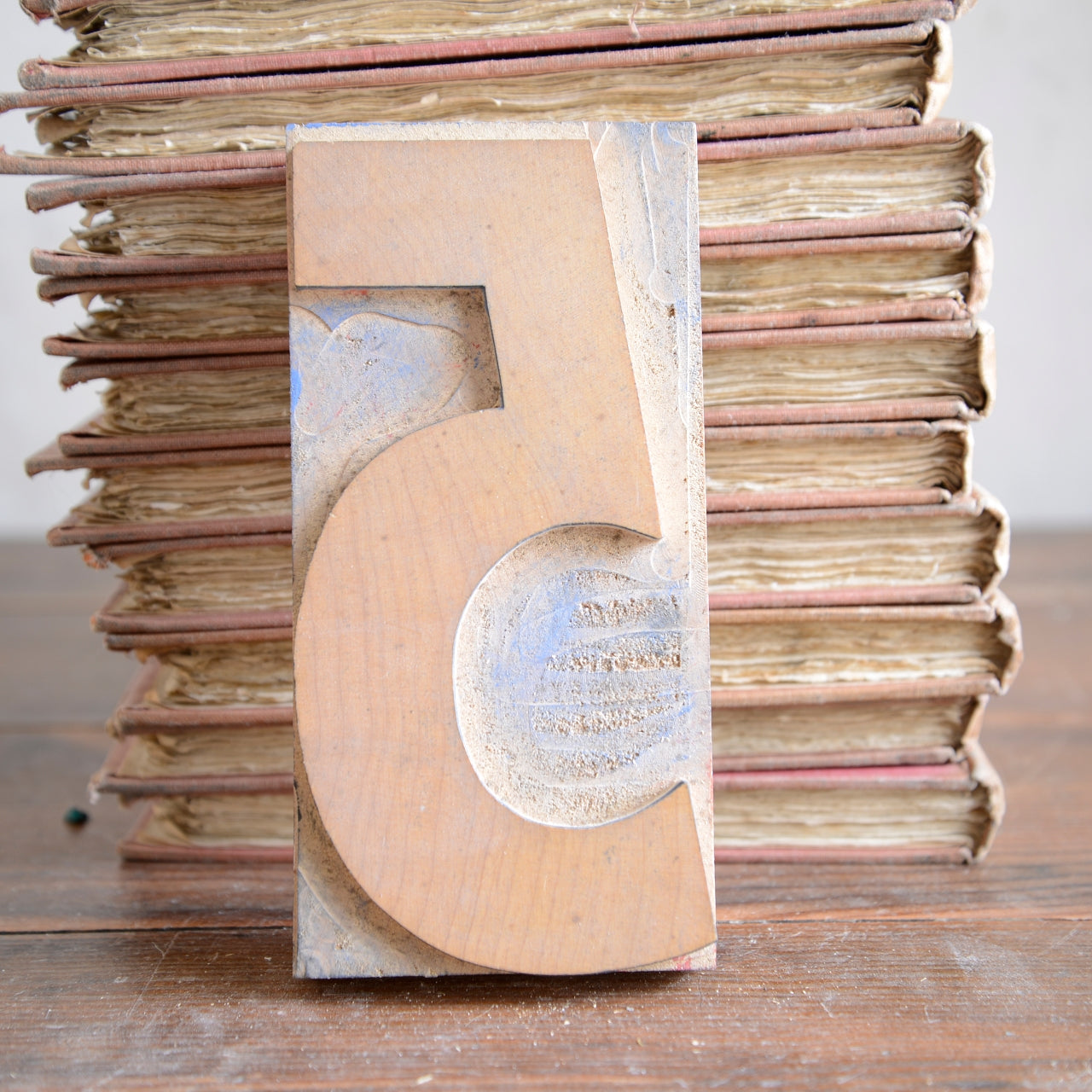 1950’s Wooden Letterpress Type - 15.5cm