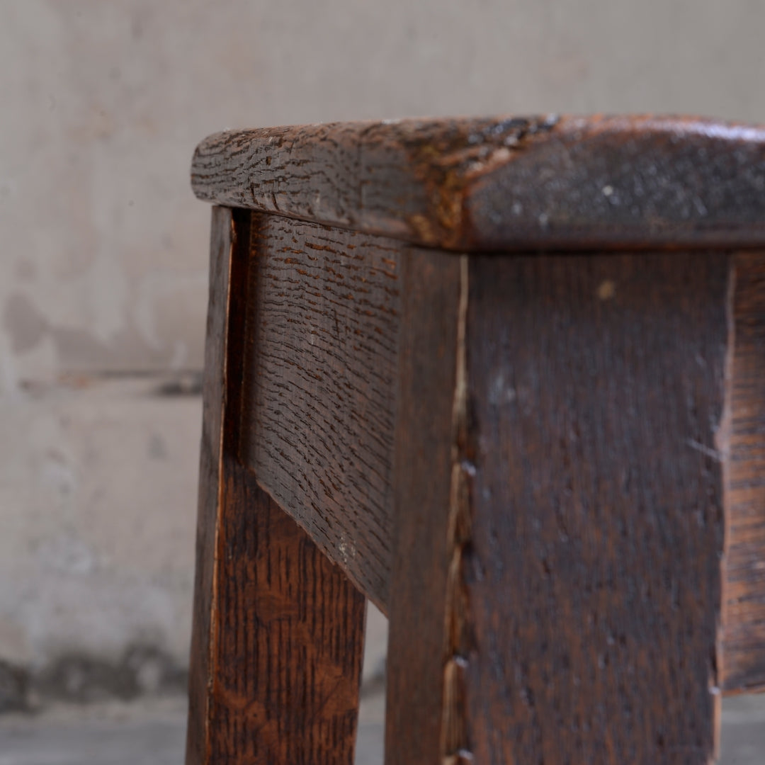 1930’s Oak School Stool