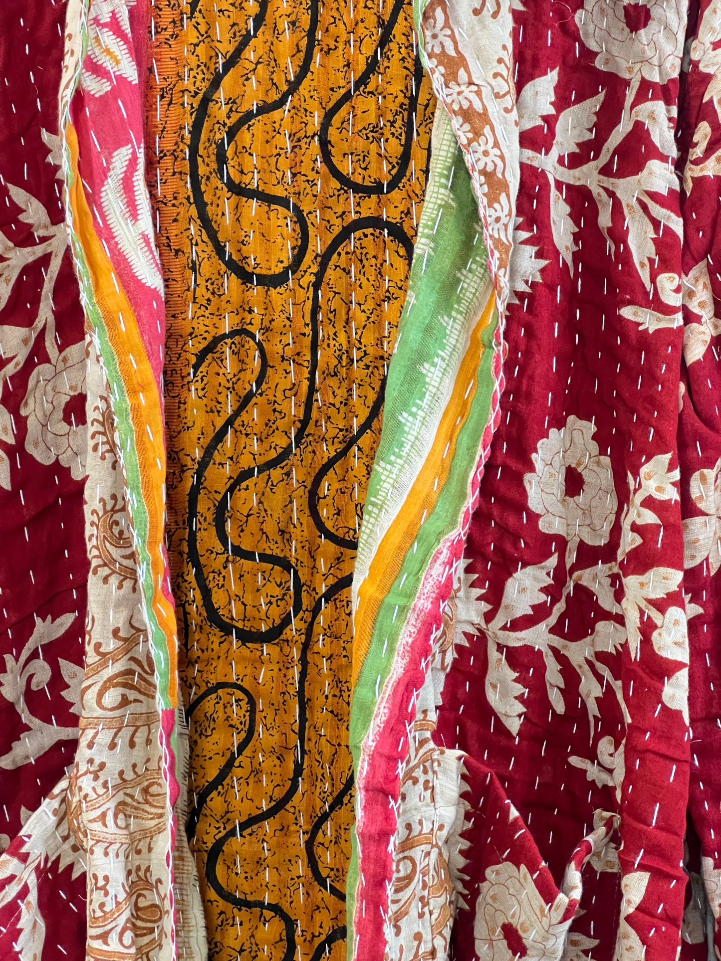 Vintage Cotton Kantha Reversible Jacket ~ No 16