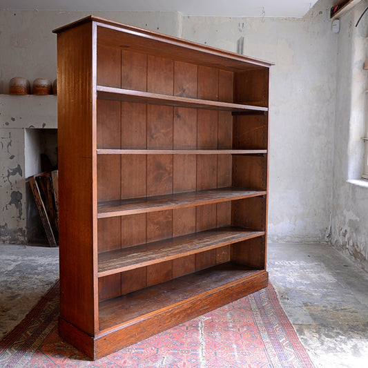 Large 19thC Oak Bookshelves