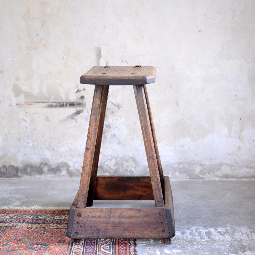 Antique Cutlers or Jewellers Work Stool - A