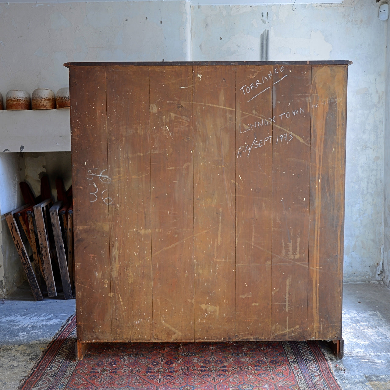 Large 19thC Oak Bookshelves