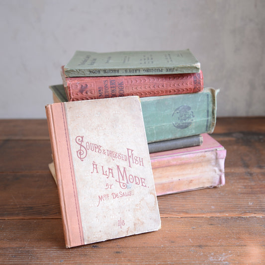 Collection of Antique Cookery Books