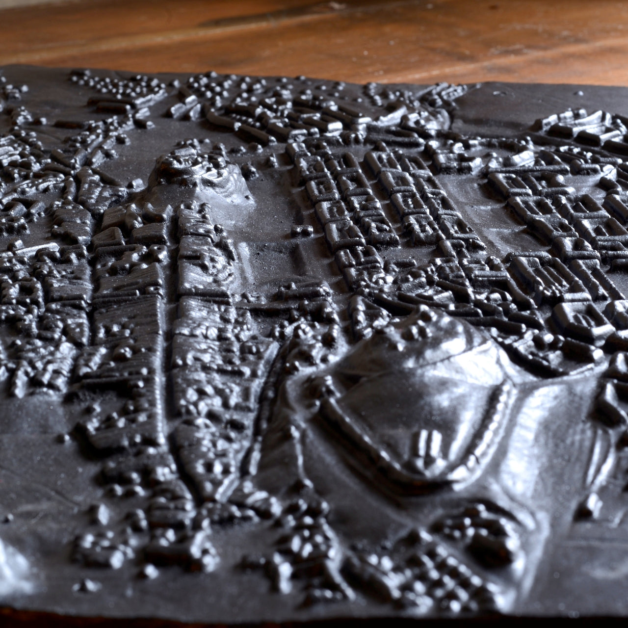 Cast Iron Relief Map Plan of 1830’s Edinburgh