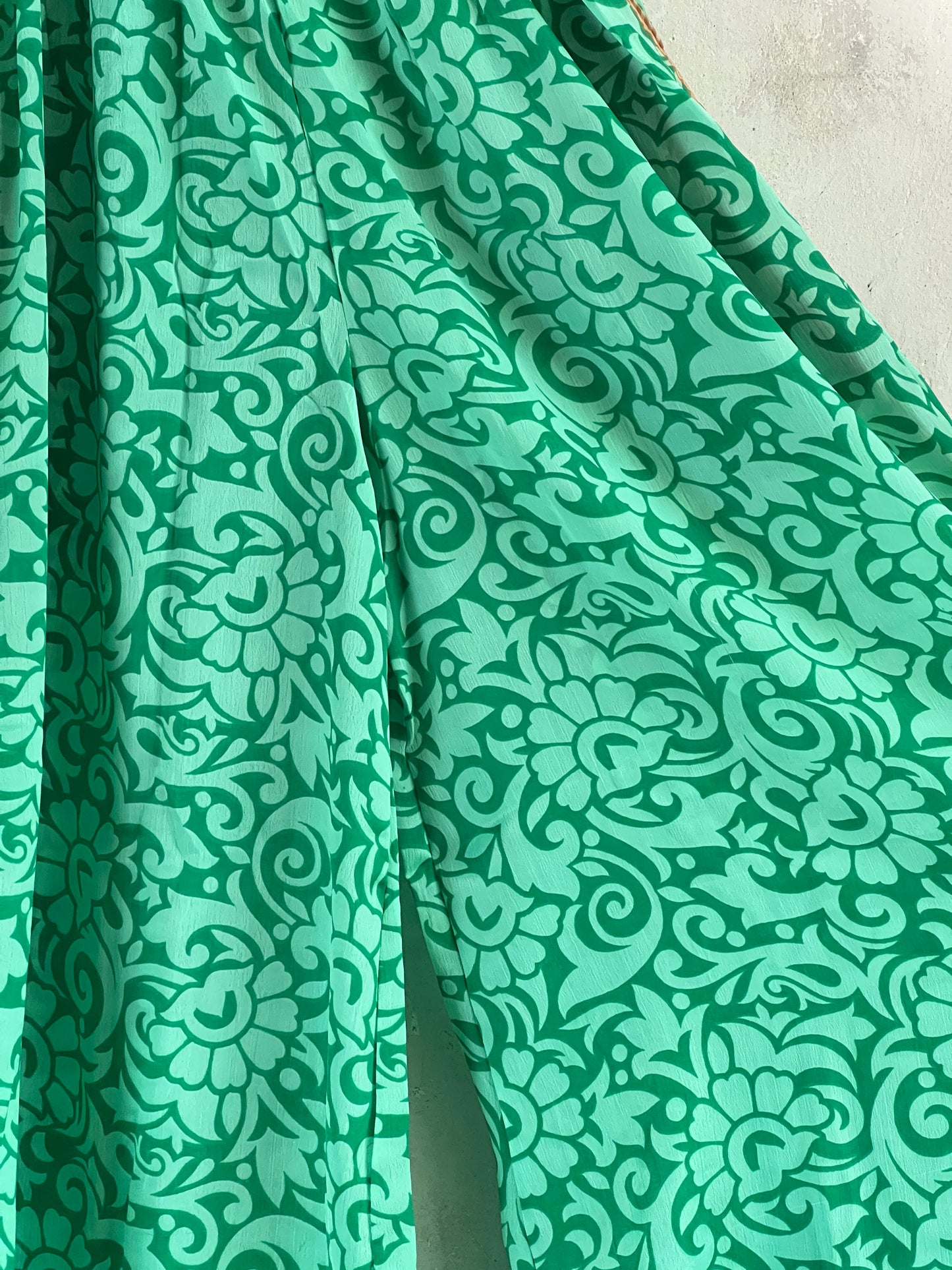 Vintage Silk Trousers & Shirt Co-ordinated Set