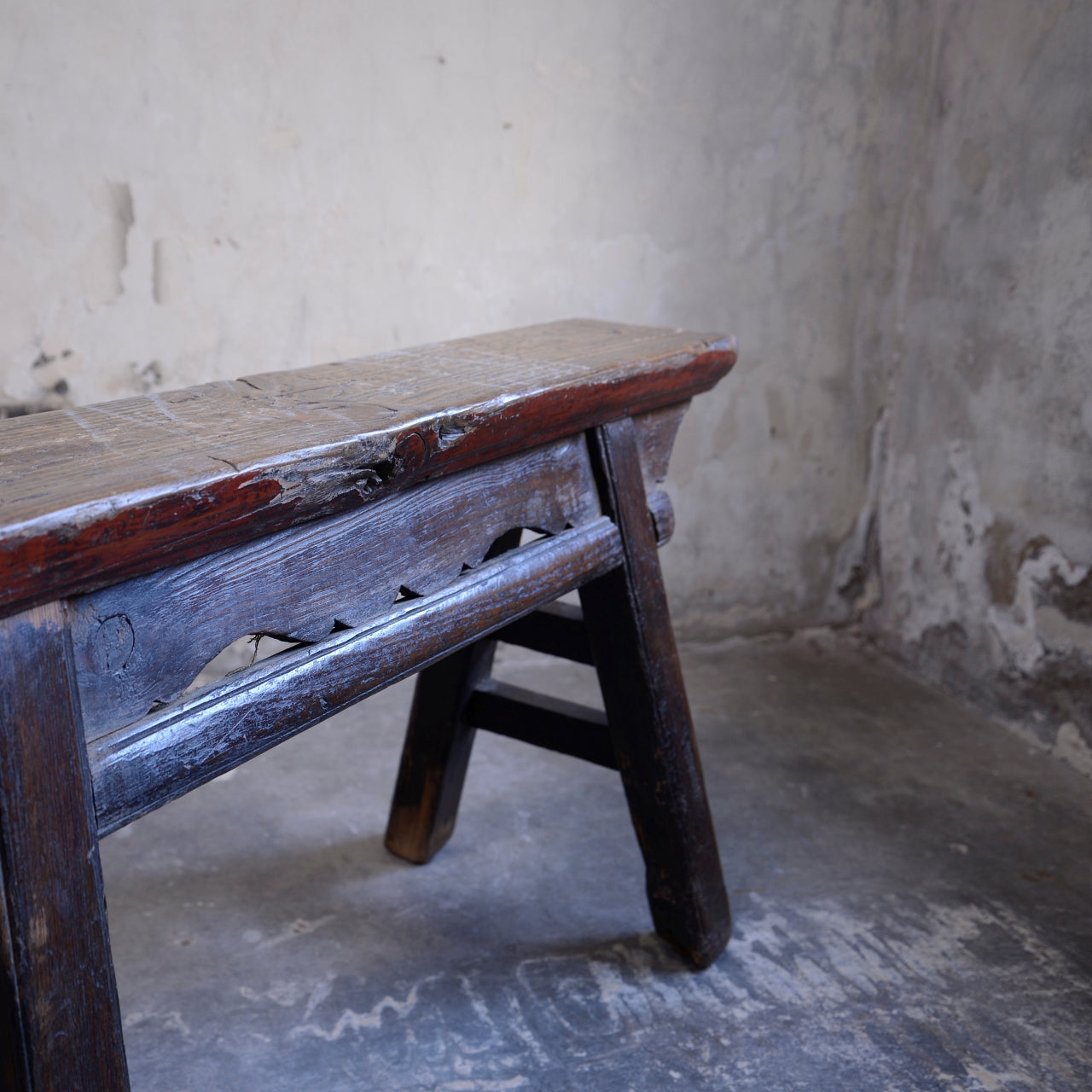 19thC Chinese Spring Bench