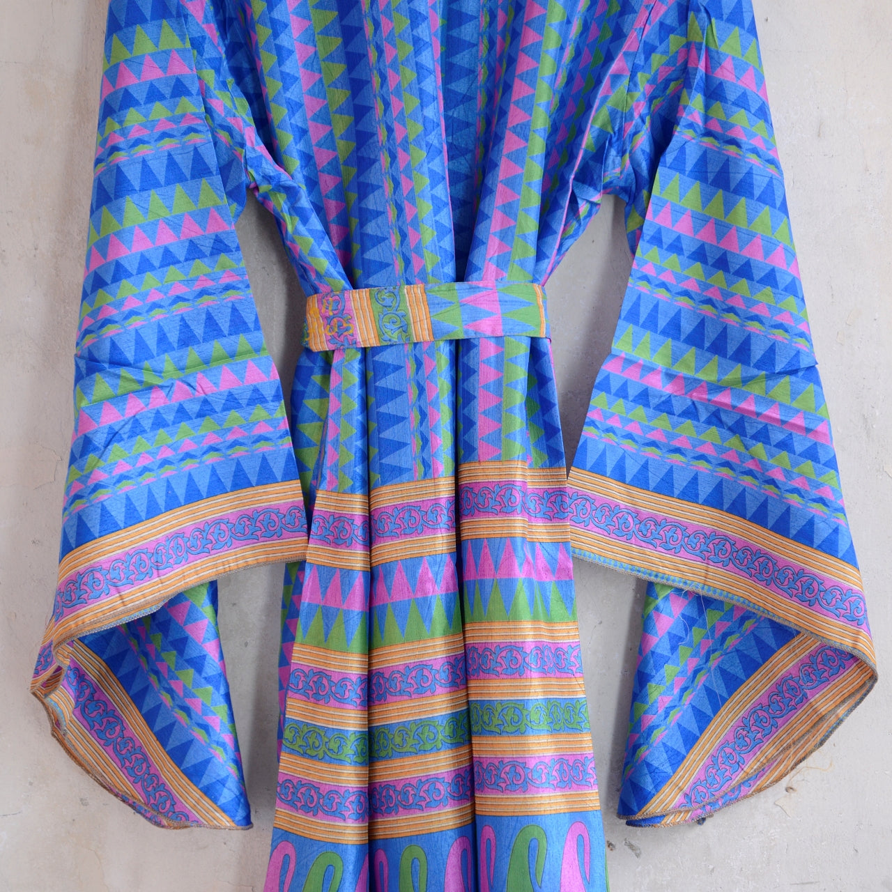 Vintage Silk Batwing Kimono - KK