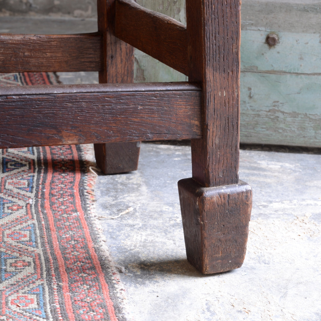 1930’s Oak School Stool