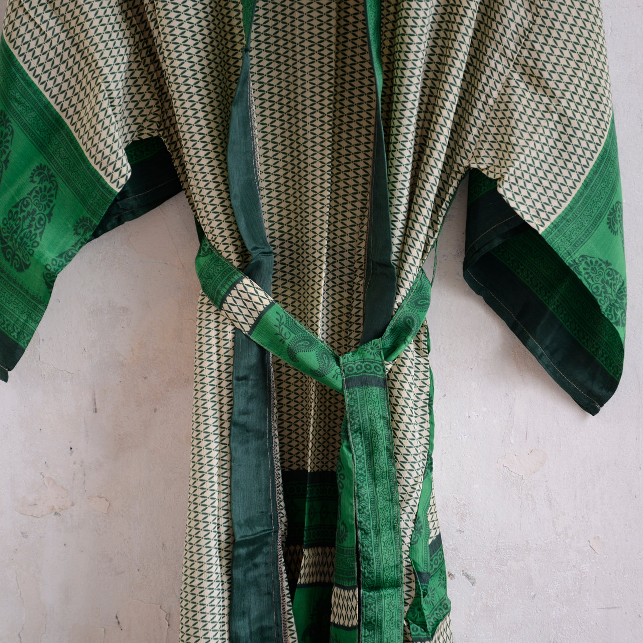 Long Vintage Silk Kimono