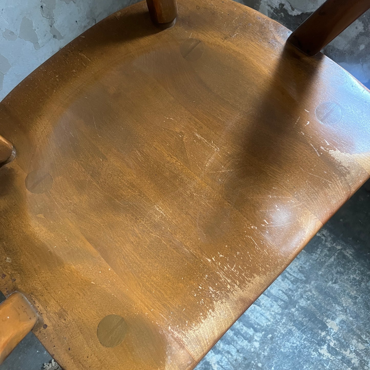 Early 20thC Brutalist Carver Chair - Imperial Rattan Co, Canada