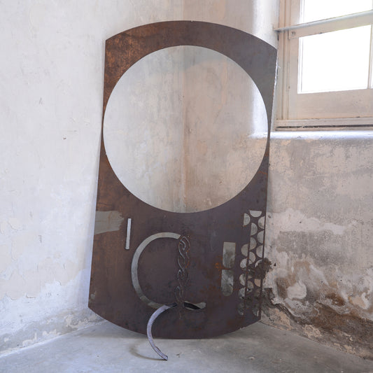 Steel Art Piece - Large Circle