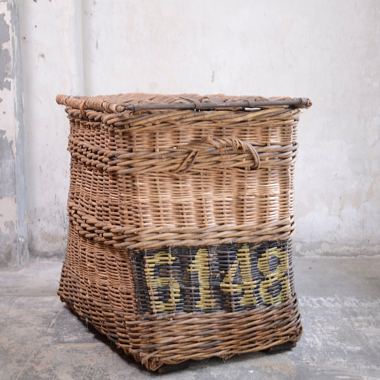 19thC Edwin Woodhouse & Co Mill Basket