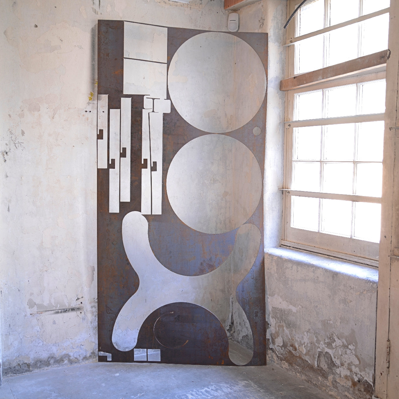 Steel Art Piece - Circles
