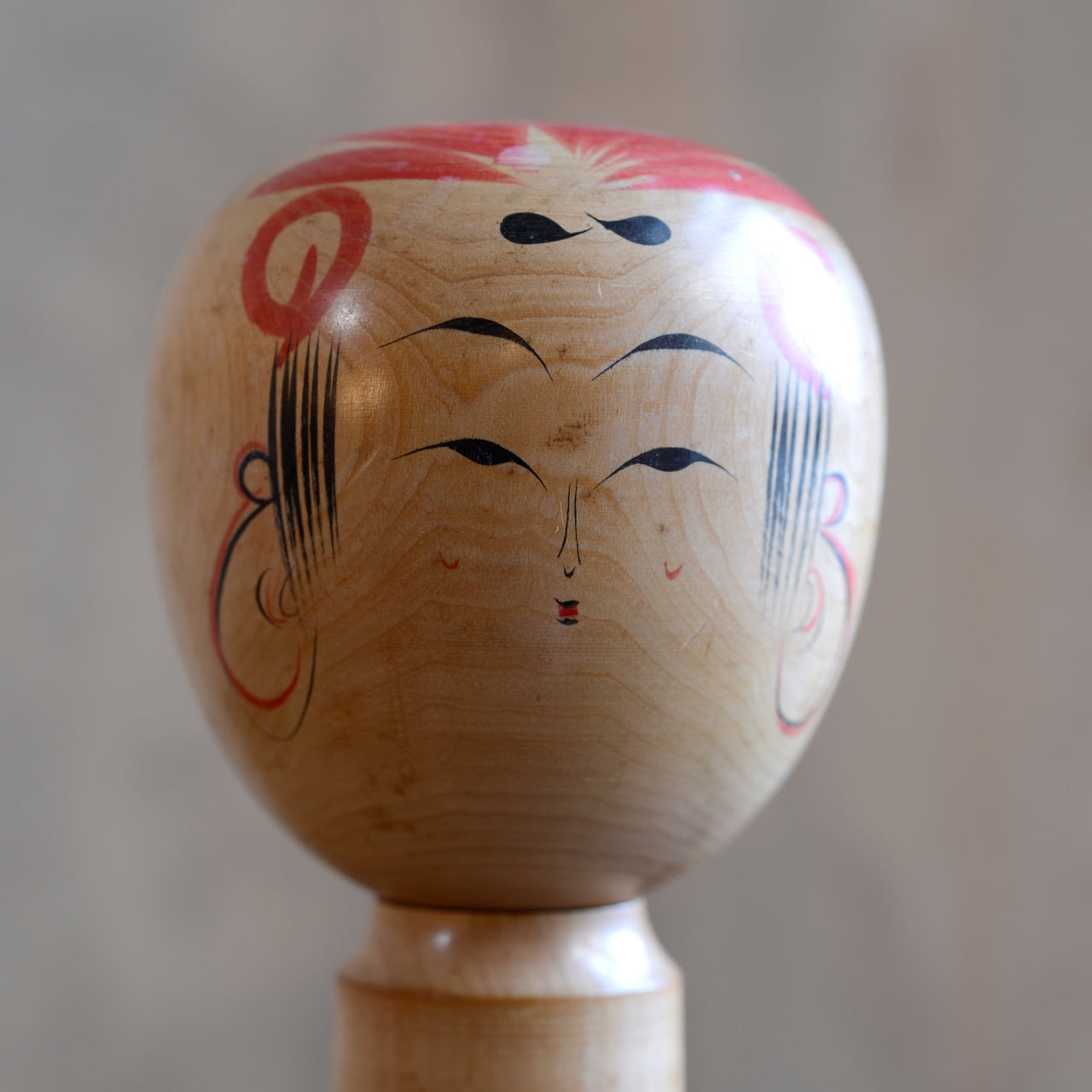 Traditional Japanese Folk Art Kokeshi Doll - 7