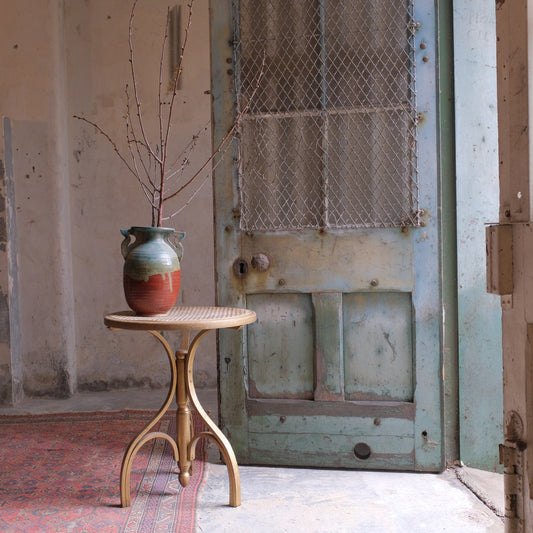 Bentwood & Bergere Side Table