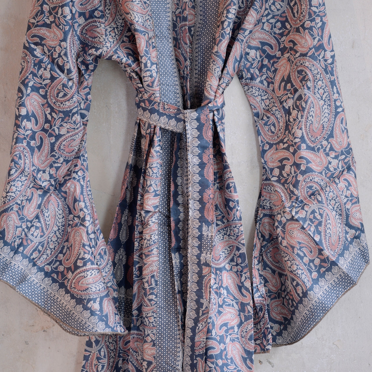 Vintage Silk Batwing Kimono - RR