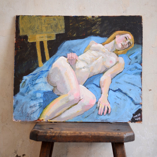 Reclining Female Nude Painting