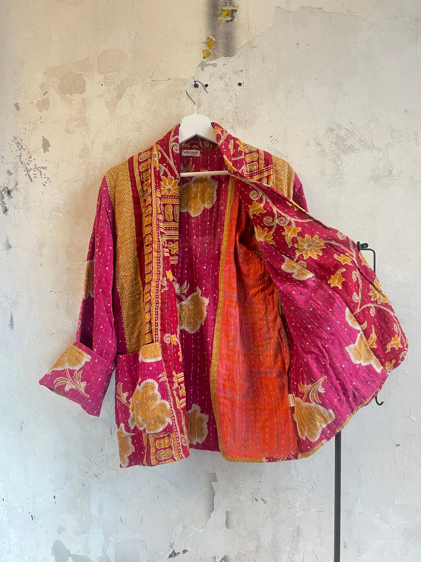 Vintage Cotton Kantha Jacket - No 13