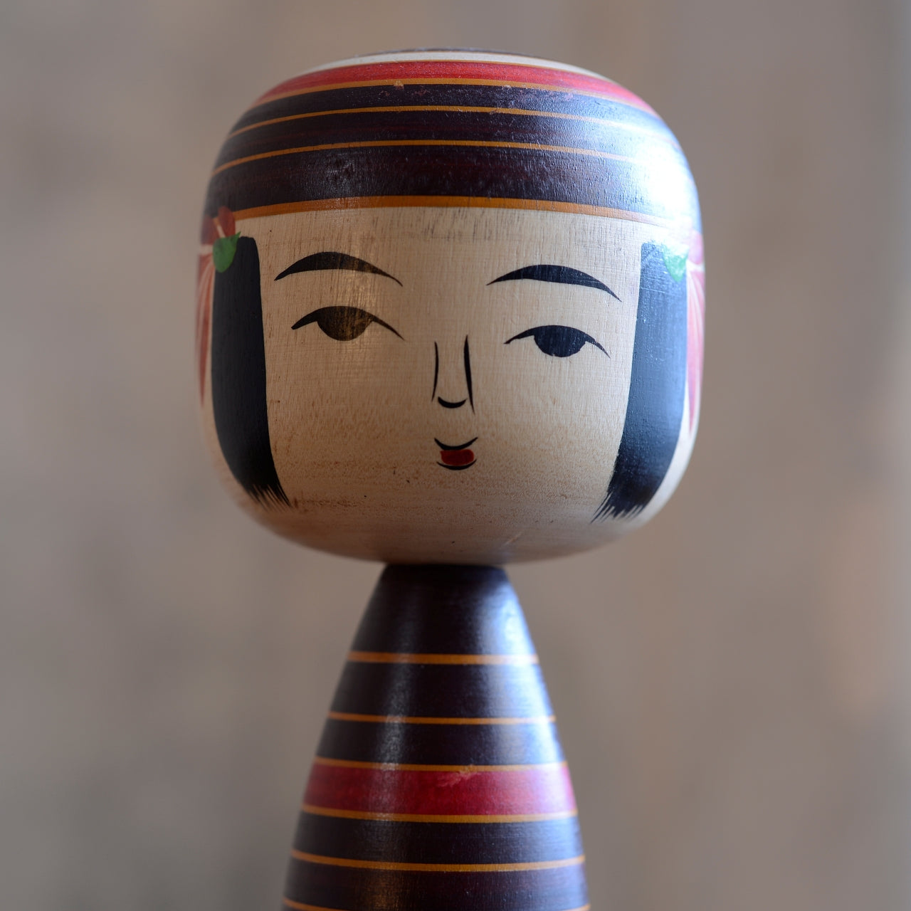 Traditional Japanese Folk Art Kokeshi Doll - 4