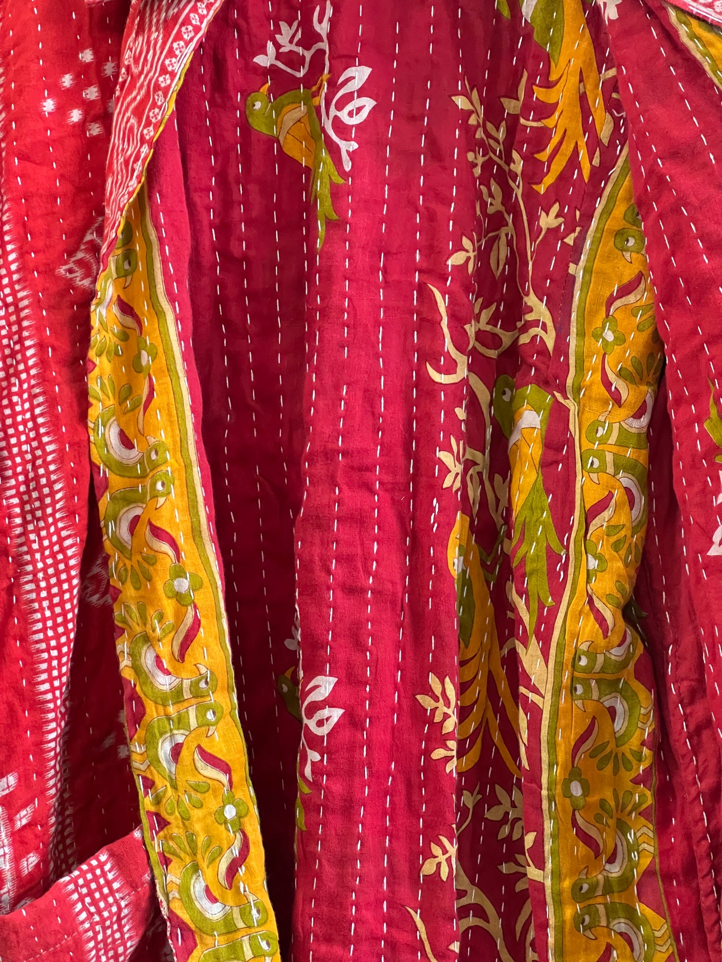 Vintage Cotton Kantha Reversible Jacket ~ No 5