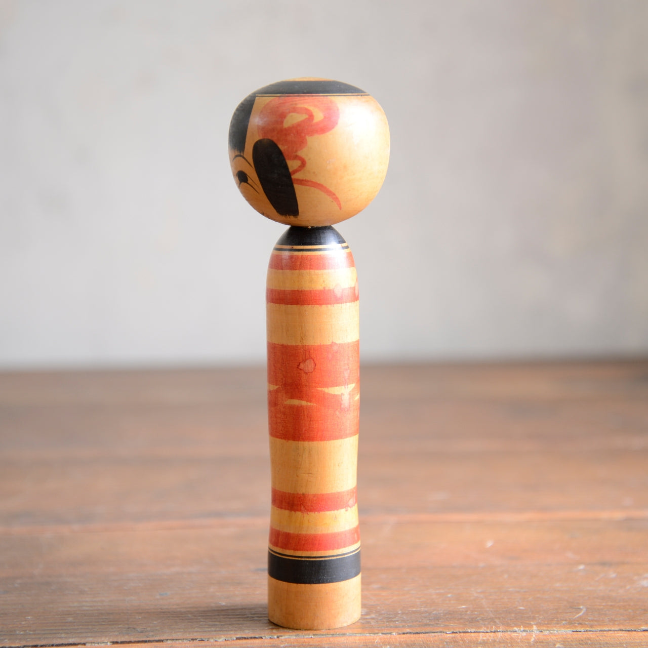 Traditional Japanese Folk Art Kokeshi Doll