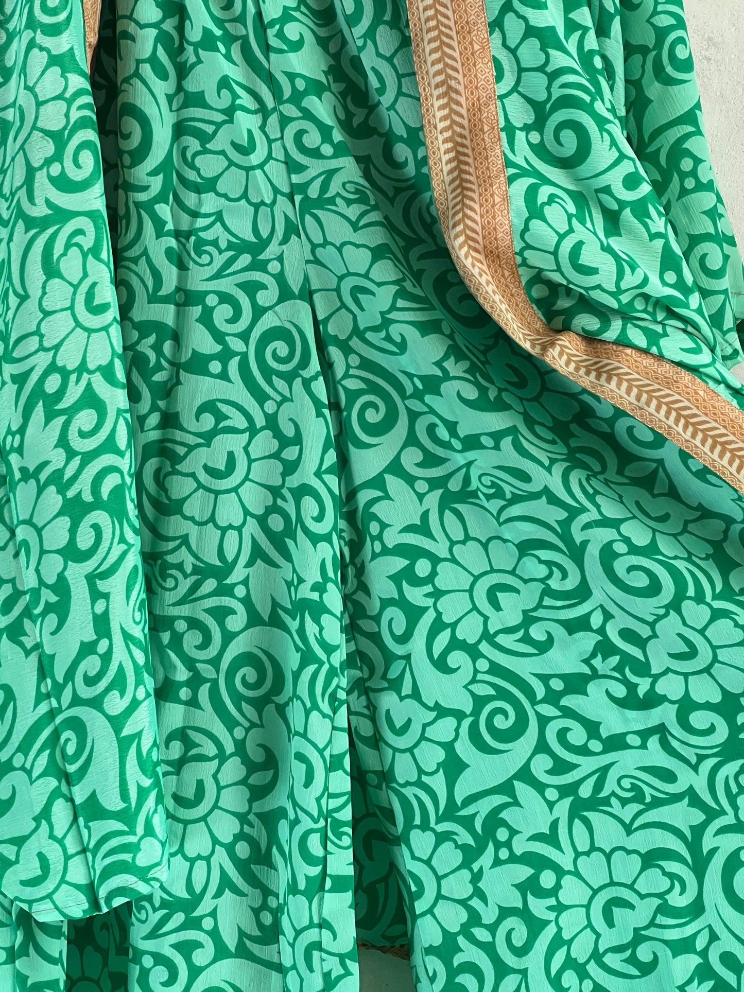 Vintage Silk Trousers & Shirt Co-ordinated Set