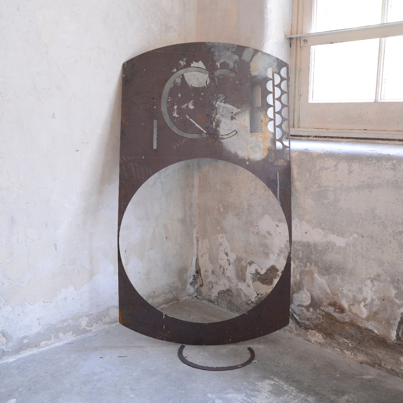 Steel Art Piece - Large Circle