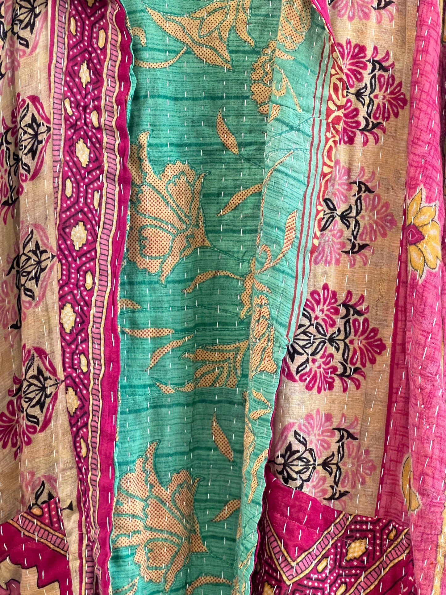Vintage Cotton Kantha Reversible Jacket ~ No 18