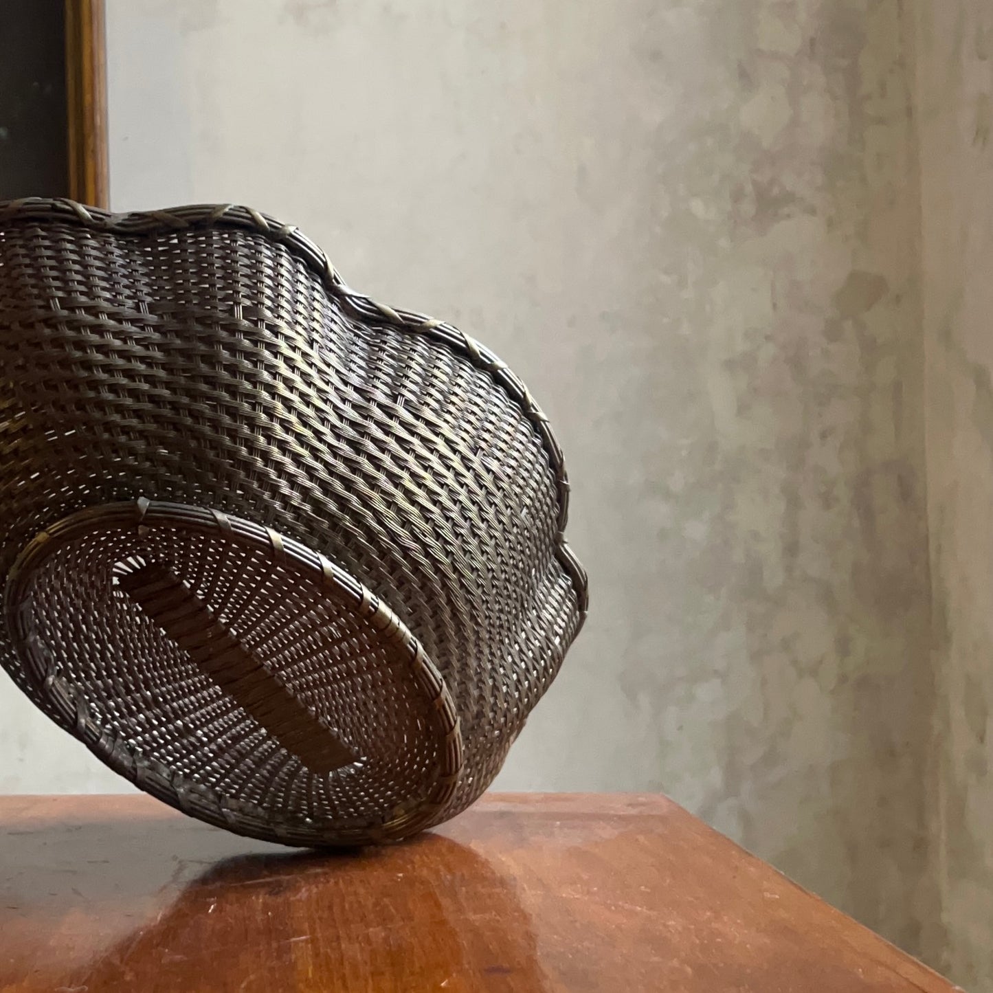 French Silverplate Woven Basket - Superb Quality