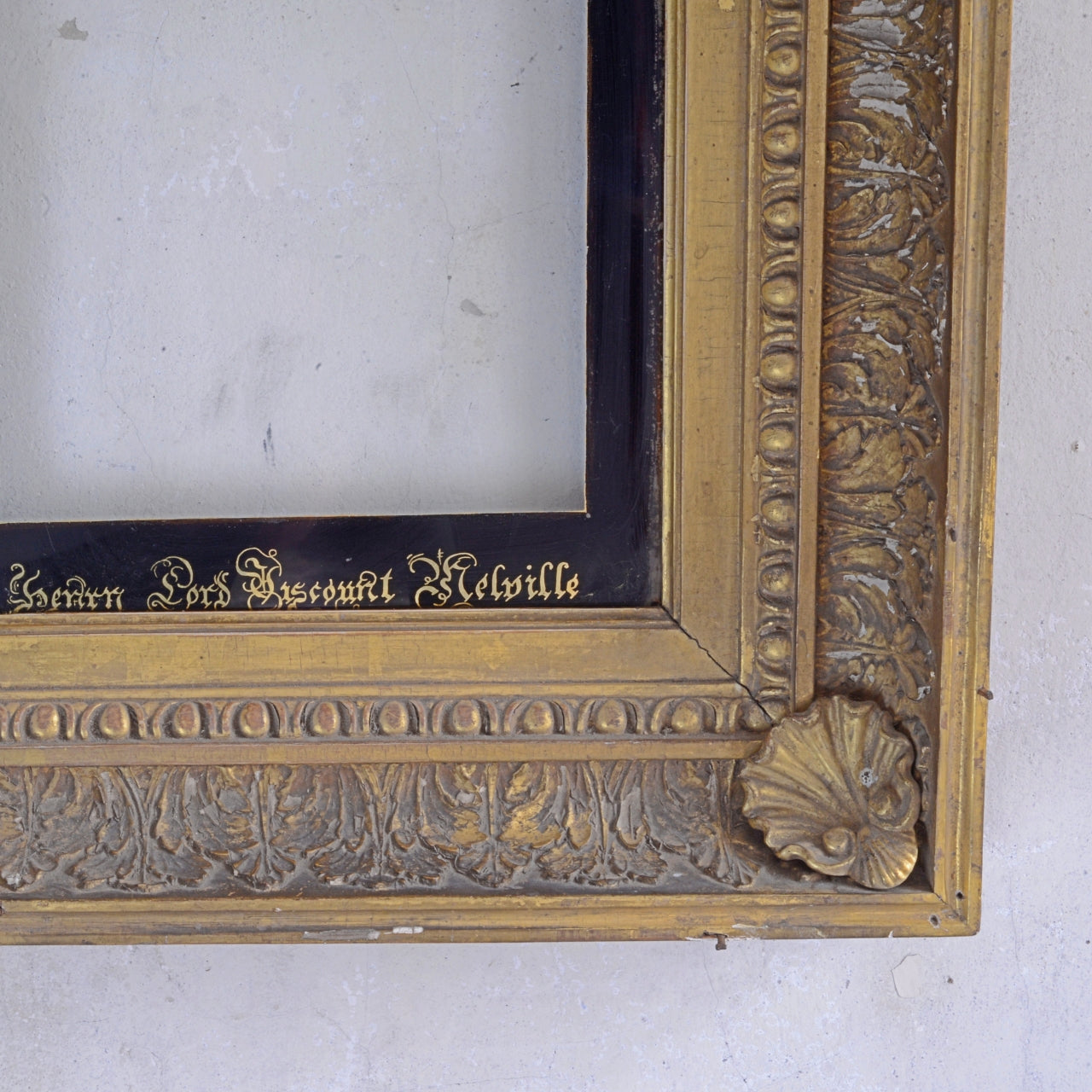 19thC Gilt & Gesso Picture Frame