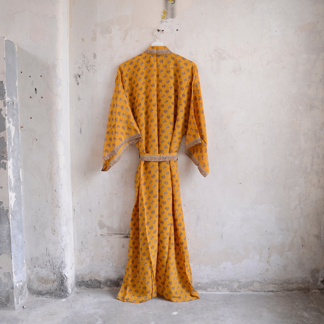 Long Vintage Silk Kimono